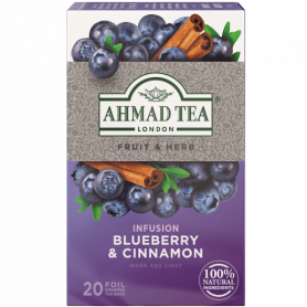 Ahmad Tea gyümölcstea áfonyával és fahéjjal 20 x 2 g