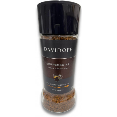 Davidoff Espresso 57 sötét csokoládés instant kávé 100 g