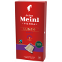 Julius Meinl biológiailag lebomló kapszula Inspresso - Lungo Forte, 10 kapszula, kompatibilis a Nespresso-val. Az Arabica és Robusta babok intenzív keveréke meglepi Önt tökéletesen kiegyensúlyozott, édes, hosszan tartó ízével.