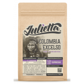 Julietta Colombia Excelso frissen pörkölt kávébab 250 g