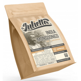 Julietta India Monsooned frissen pörkölt kávébab 250 g