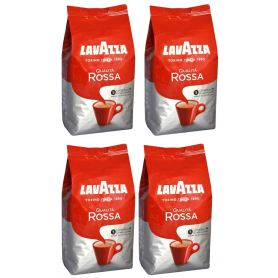 4 X 1 kg Lavazza Qualita Rossa kávészemek