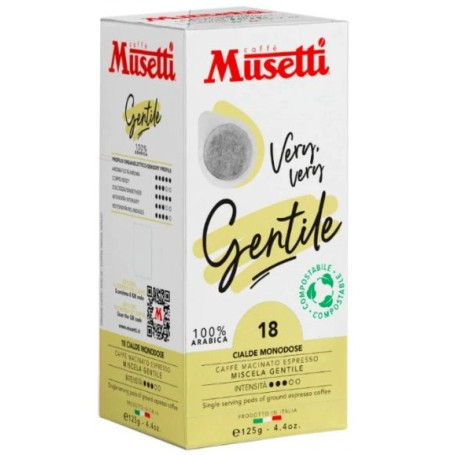 Musetti Gentile E.S.E. kávé pod 18db