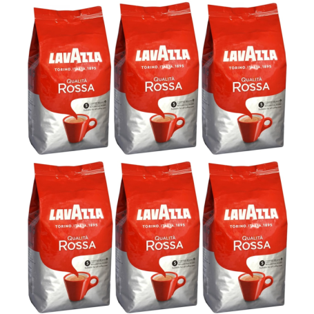 Lavazza Qualitá Rossa kávészemek 6 x 1 kg