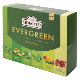 Ajándékcsomag Ahmad Tea Evergreen 60db