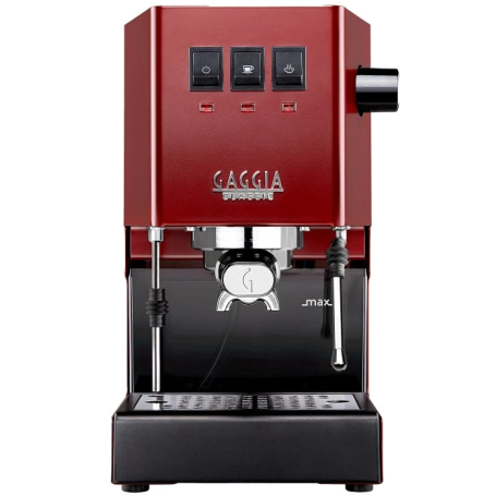 Gaggia New Classic Plus Evo Piros - Prémium karos eszpresszógép a tökéletes otthoni eszpresszó elkészítéséhez