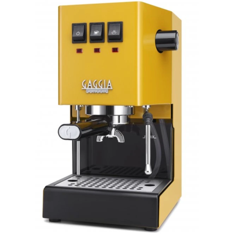 Gaggia New Classic Plus Evo sárga - Prémium karos eszpresszógép a tökéletes otthoni eszpresszó elkészítéséhez