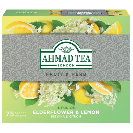 Ahmad Tea fekete bodza és citrom 75 x 1,8 g