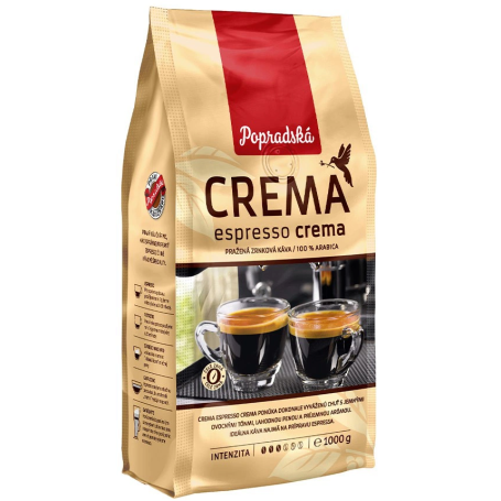 Popradská Crema Espresso 1 kg – új csomagolás