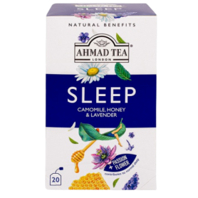 Ahmad Tea SLEEP funkcionális gyógytea 20 x 1,5 g doboza.
