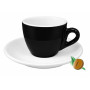 Rosa Jin Jang espresso csésze fehér-fekete 60 ml