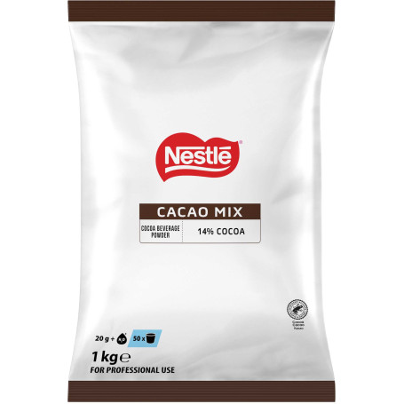 Nestlé Cacao Mix 1 kg – instant forró csokoládé por, automatába és otthoni elkészítéshez is alkalmas