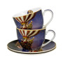 Karácsonyi cappuccino csészék csészealjakkal 250 ml