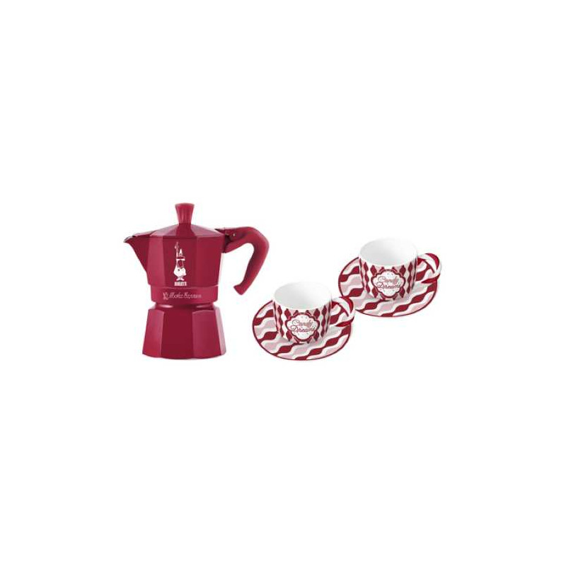 Bialetti Moka Express Candyland 3 csésze + 2 csésze alátéttel