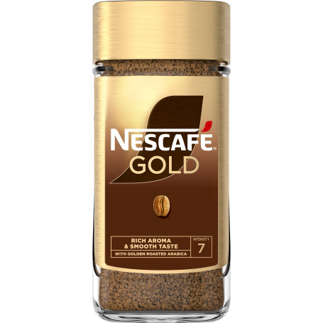 Nescafé Gold 200 g – prémium üvegcsomagolás légmentes záródással