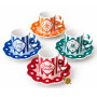 Bialetti Candyland csészék csészealjakkal 4 db 80 ml Atekaved foto