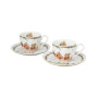 Christmas Village New Bone China porcelán eszpresszócsészék