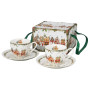 Christmas Village New Bone China porcelán eszpresszócsészék
