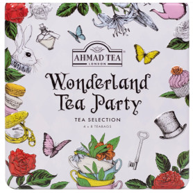 Ahmad Tea Wonderland Tea Party 32 sáčků – dárková kovová dóza