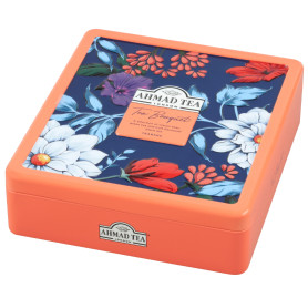 Ahmad Tea Tea Bouquet Caddy 32 db teafilter – ajándék teaválogatás fémdobozban