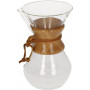 Chemex kávé elkészítése. Átmérő 130x220 mm. Legfeljebb 8 csésze kávé elkészítése.