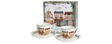 Karácsonyi csészék és bögrék – Duo porcelán